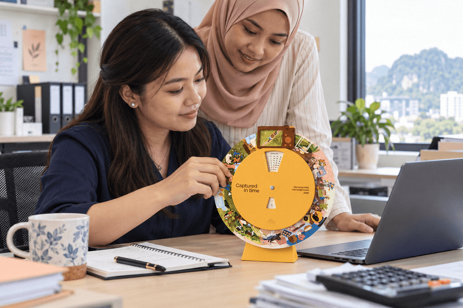 Putting your brand on 365 days of a corporate calendar