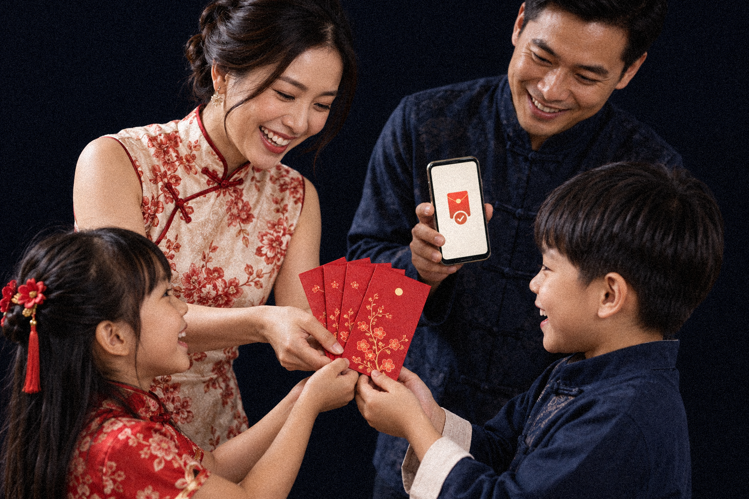 Digital red envelopes and printed ang pow, and what each one is for