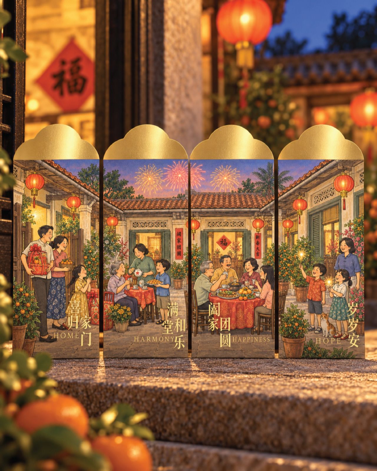Courtyard Reunion 满庭团圆系列 – view 1