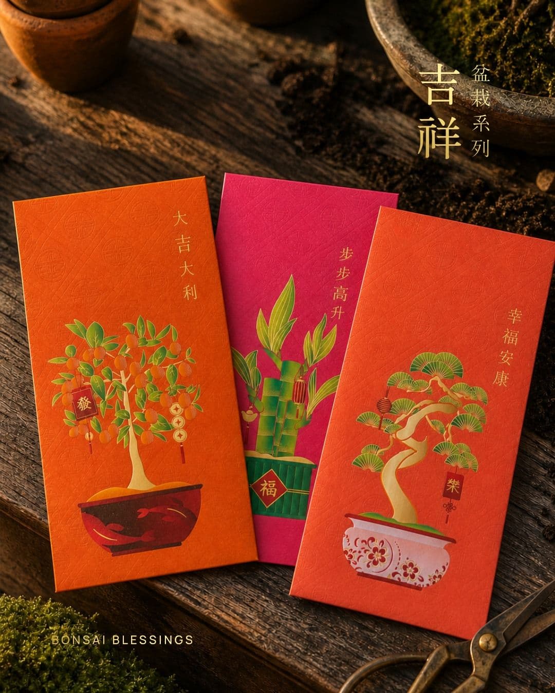Bonsai Blessings 吉祥盆栽系列